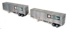 HO ATHEARN --- BRITISH COLUMBIA RAILWAY TRAILER (LOT OF 2) -- "USED & WEATHERED" — photo 2