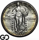 1930 Standing Liberty Quarter *Nice* Album Toner, Solid Gem BU++