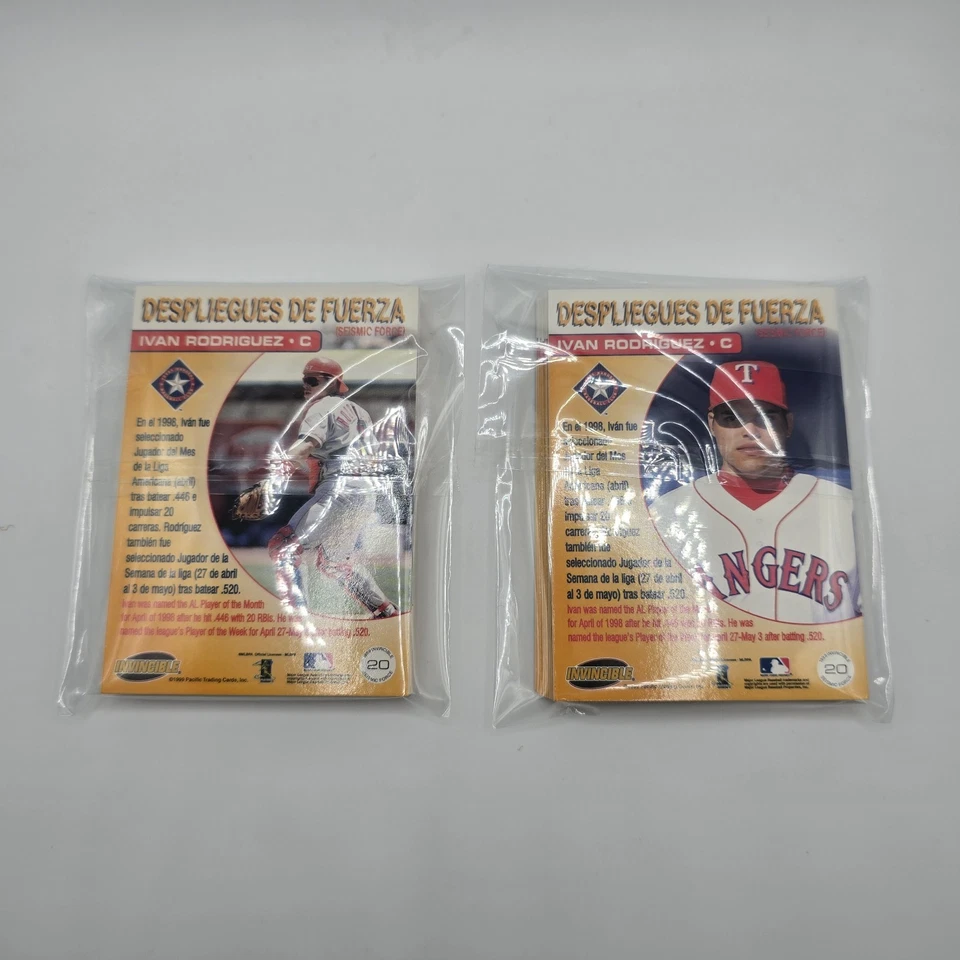 PACIFIC 1999 Invincible Seismic Force SET A & B (40 cartas) ambas variaciones Foto 4 de 4