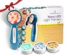 Rejuven 4-in-1 LED Light Therapy for Face Handheld LED Light Therapy Facial M...
