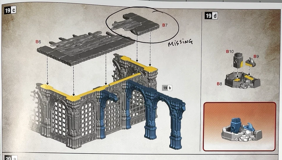 Fuera de existencia Warcry Ruins Dungeon Scenery Warhammer AoS Terrain Mordheim Catacumbas *LEER* Foto 3 de 3