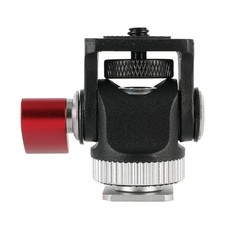 Monitor Mount Tripod Head Cold Shoe Adapter Aluminum Alloy 1/4 Inch Screw6653