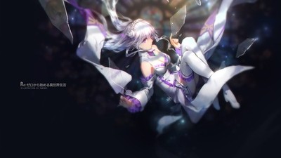 Re Zero Kara Hajimeru Isekai Seikatsu Emiria Girls Anime Playmat Desk Mat