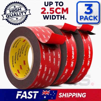 3M VHB™ Double Sided Tape Automotive Car Extra Adhesive Heavy Sticky (5mm-25mm) - image 1 of 4