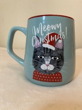 Austin &amp; Ash Feline Christmas Mug Coffee Cup Cat Kitten