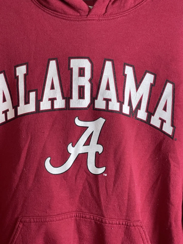 NCAA Alabama Crimson Tide Hoodie Sweatshirt Adult Large Red - Image 2 of 4