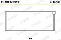 1X Glyco 01-4298/4 STD Pleuellager FüR CitroëN Fiat Lancia Peugeot