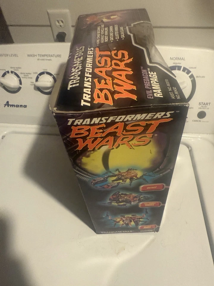 Figura Kenner Transformers TransMetals Beast Wars Rampage nueva en caja 1998 Foto 3 de 4