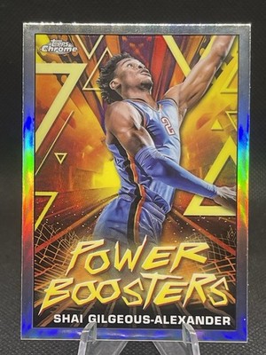 2023-24 Topps Chrome - Power Boosters Shai Gilgeous-Alexander #PB-13 OKC Thunder
