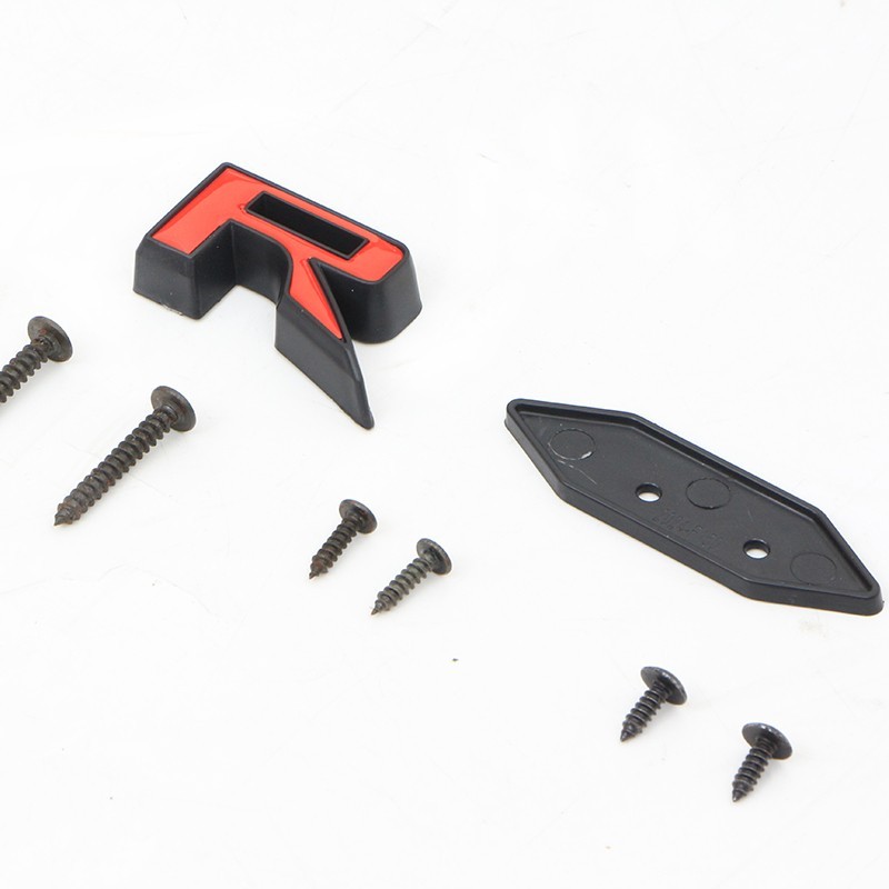 All FORD  RAPTOR R OEM GRILLE EMBLEM "R" MODIFY RED PART F-150