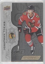 2018-19 Upper Deck Engrained Black 18/49 Jonathan Toews #25 1u6