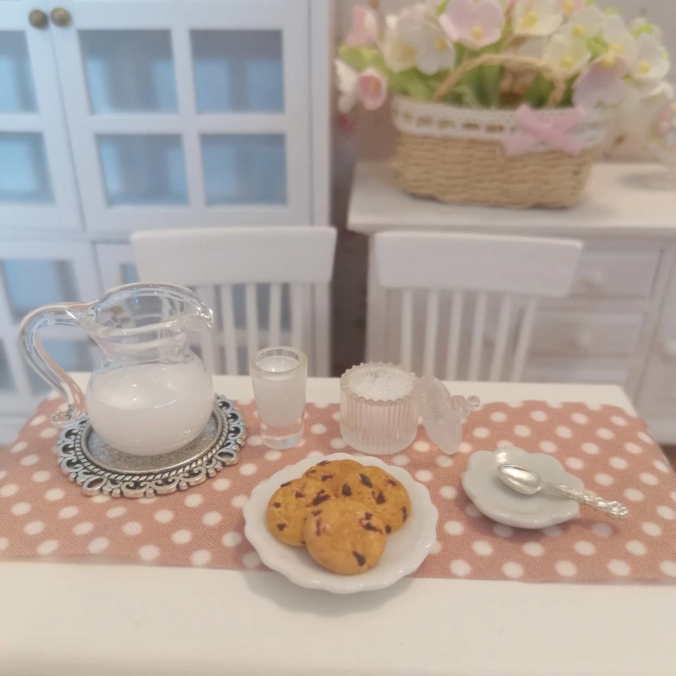 Miniatura dollhouse COOKIES 4 pz in scala 1:12  fatto a mano in fimo - Immagine 2 di 4