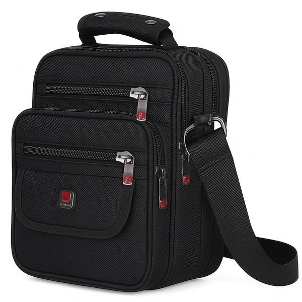 Herren UmhäNgetasche Schultertasche Messenger Flugbegleiter Bag Arbeitstasche-image
