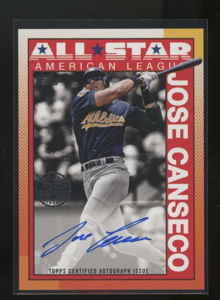 Jose Canseco 2025 Topps Series 2 1990 All Star Autograph