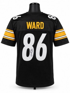 Hines Ward Pittsburgh Steelers Signed Black/Gold Jersey Autographed JSA