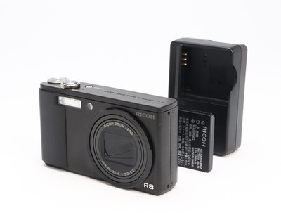 RICOH R8 Black Tested Working With Battery & Charger From Japan