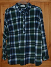 collectionL Bluse kariert langarm Baumwoll-Flanell Gr. ca. 44/46