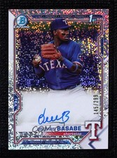 2021 Bowman Chrome Prospect Speckle Refractor 145/299 Osleivis Basabe Auto 3ir