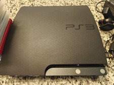 Sony Playstation 3 PS3 Slim 160GB Console CECH-3001A With Games  Eye camera