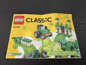 LEGO Classic Blue Creativity Box 10706 Green Creativity Box 10708  100% Complete
