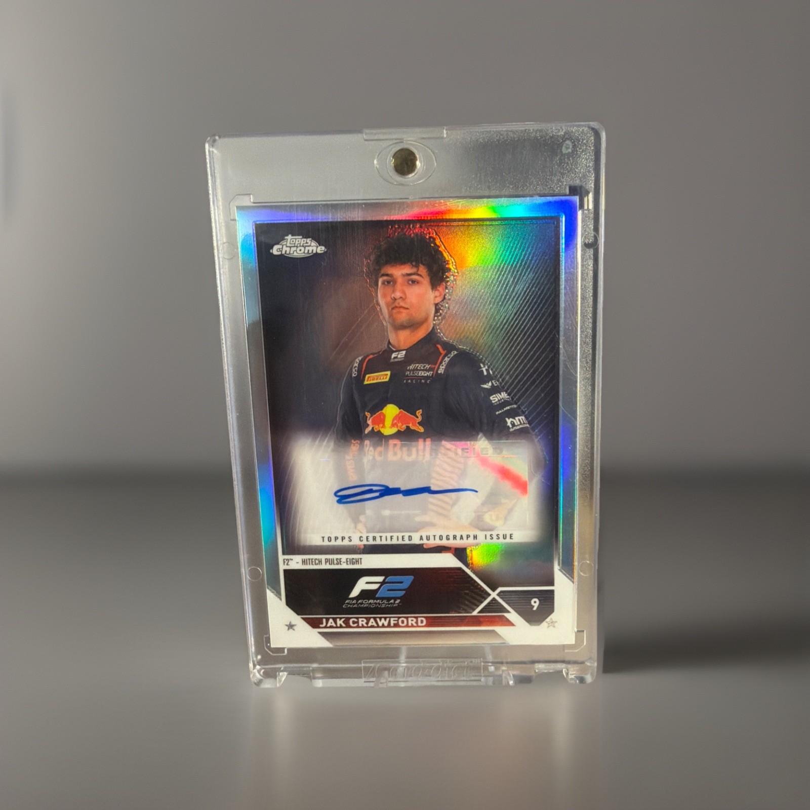 2023 Topps Chrome Formula 1 F1 Jak Crawford Refractor Auto Autograph #CAC-JC