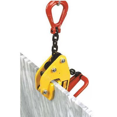 Tractel 50408 Nonmarring Plate Clamp, 1100 Lb, 13/16 In
