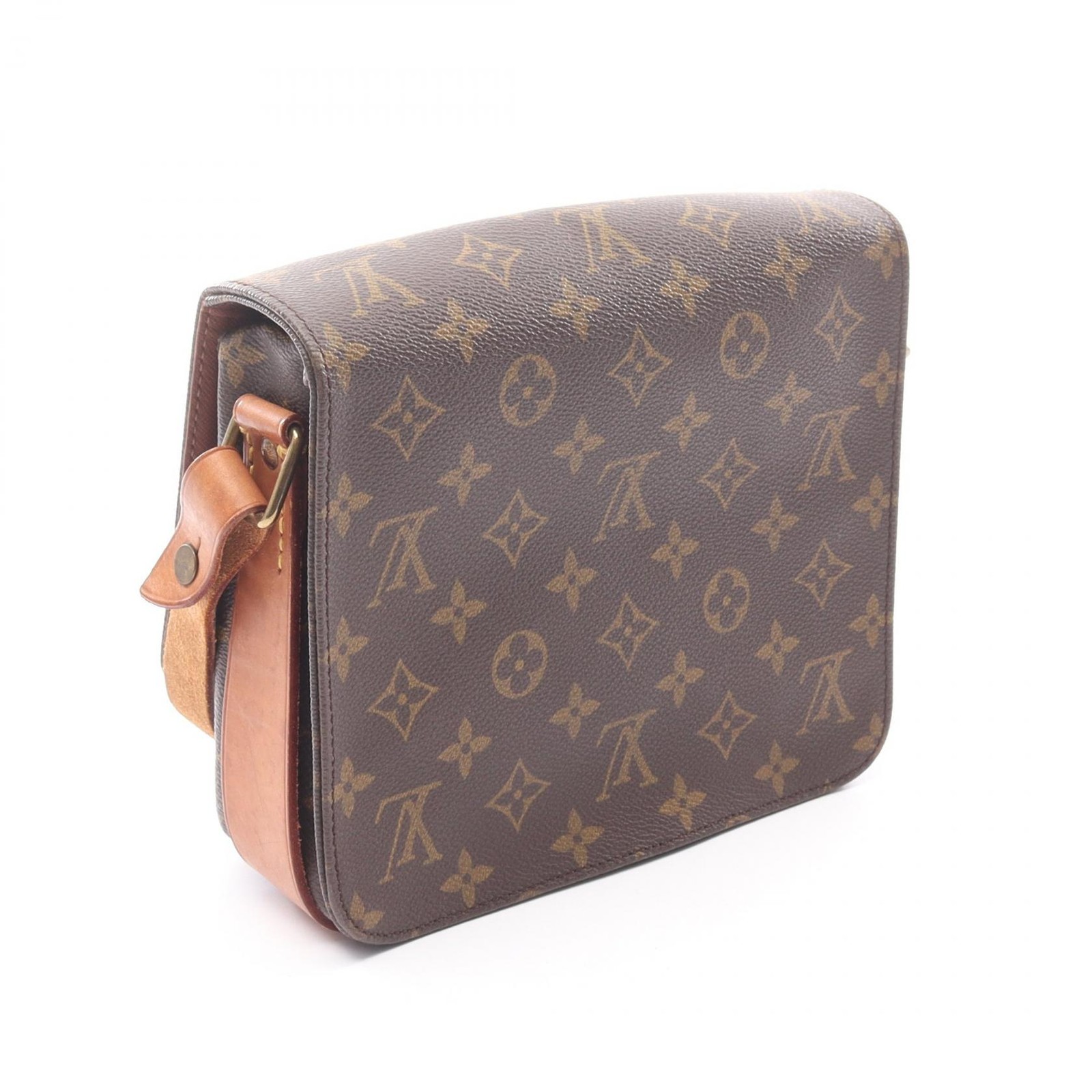 LOUIS VUITTON Cartouchiere MM Shoulder Bag M51253 Monogram canvas leather Used thumbnail 2