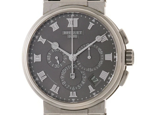 Breguet — Breguet Marine Chronograph 5527TI / G2 / 5WV Titanium / Rubber 42.3mm #DW146