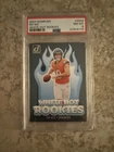 2024 Panini Donruss White Hot Rookies Bo Nix #WH9 PSA 8 Broncos Football