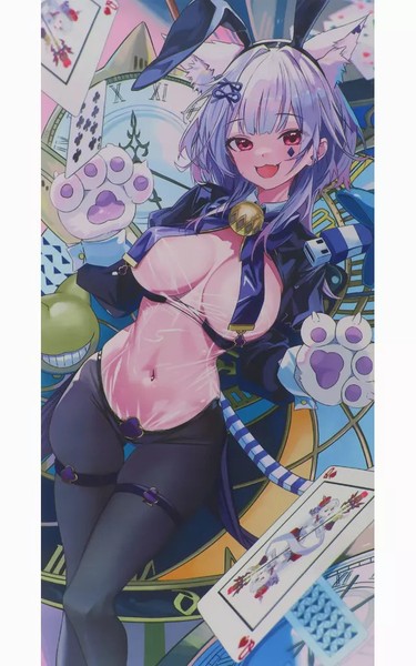 Alfombra de juego Yu Gi Oh EATOS M Alice Cheshire Cat C105 Comic Market 105