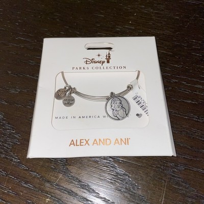NEW Disney  Alex and Ani Princess Snow White Charm Bangle Bracelet/Silver Finish