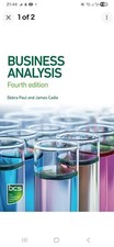 Business Analysis 4th Edition (Debra Paul & James Cadle) Brand New Book. New