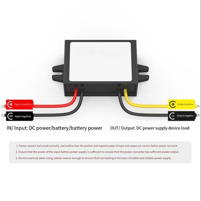 Convertitore DC 12V A 24V Step-Up 240W - Per Auto, Camion, Barca, Sistema Solare, IP68 - Foto 2