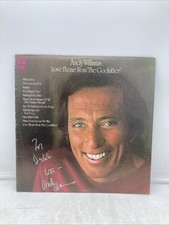 Andy Williams Signed Autographed Vinyl LP Love Theme from the Godfather 1972