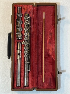 Early 1970s Artley Model 4-0 Open-Hole Flute Low B Key Nogales AZ 334836