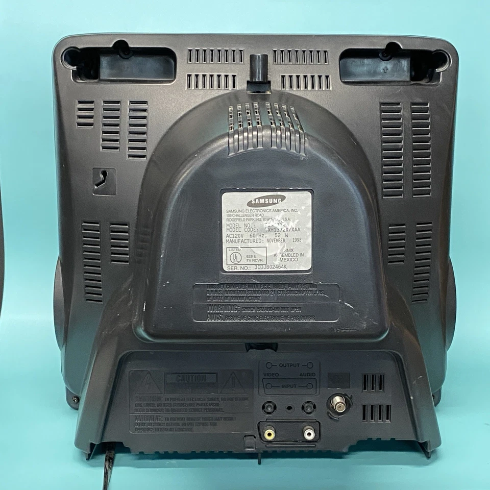 Retro CRT Gaming TV Samsung TXH1372 Tested Working Television Analog Coaxial WH3 - Image 3 of 4