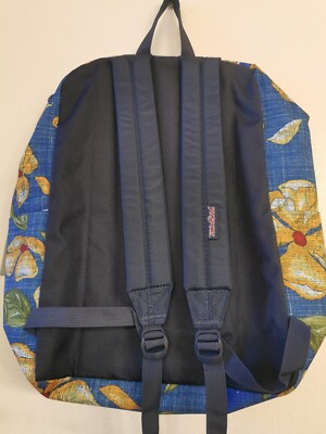 blue and orange jansport backpack Big Student a dedicated laptop sleeve helps keep your electronics safe Jansport Watchtower Backpack - Rare