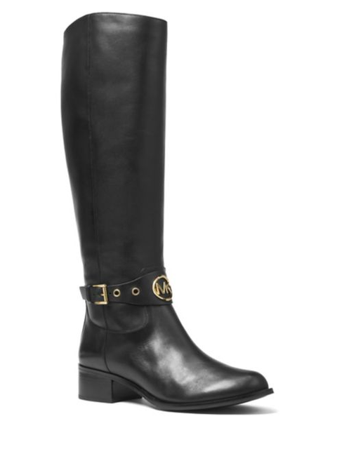 michael michael kors ryder leather ankle boot