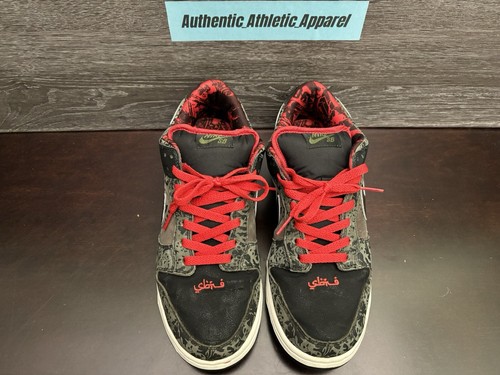 Nike SB Dunk Low Premium SBTG Sabotage 2006 Black Red Men's Size 9 313170 201 - 第 18/21 張圖片