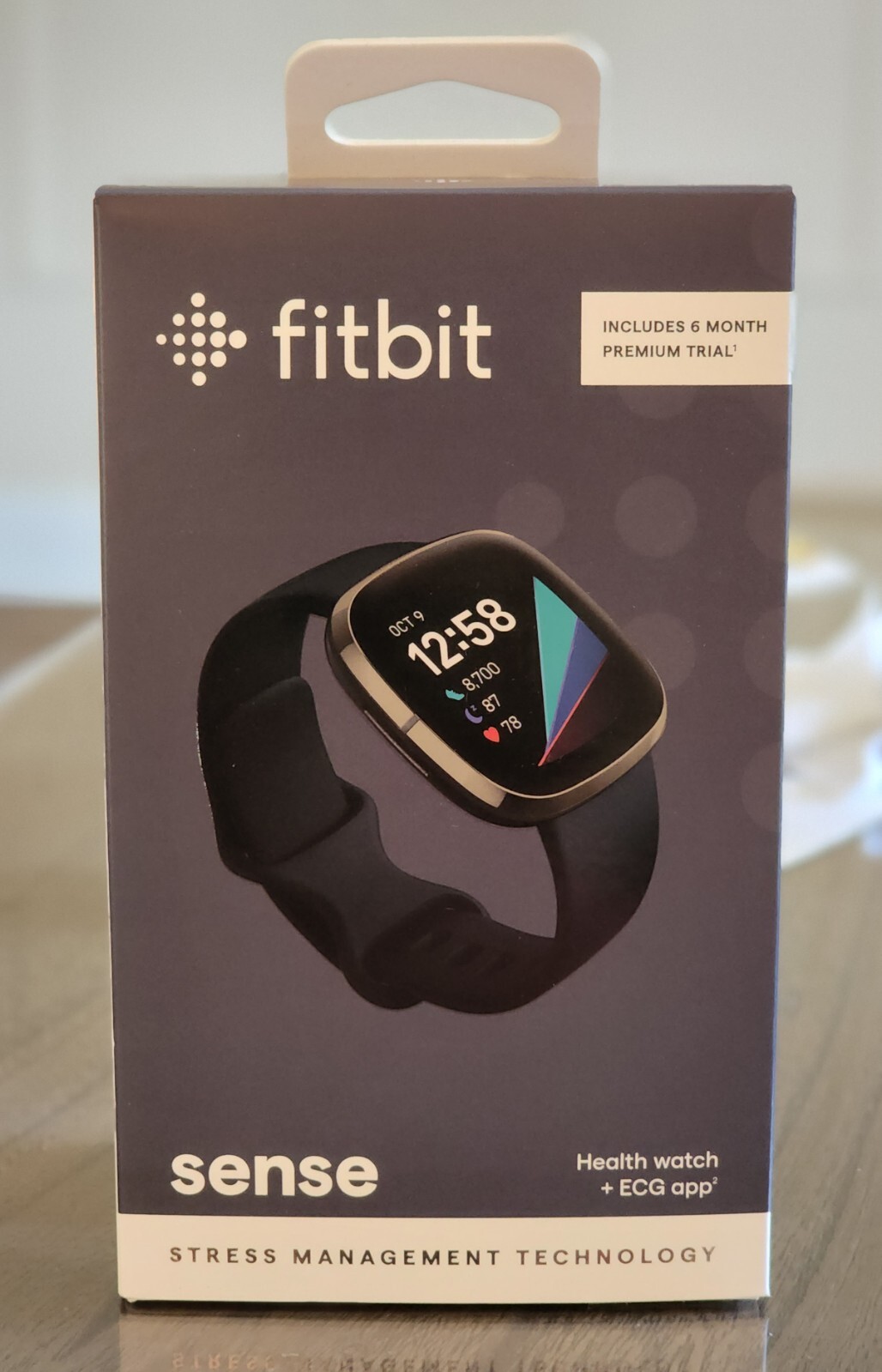 Fitbit Sense Advanced Smartwatch Black Renewed Preowned-image