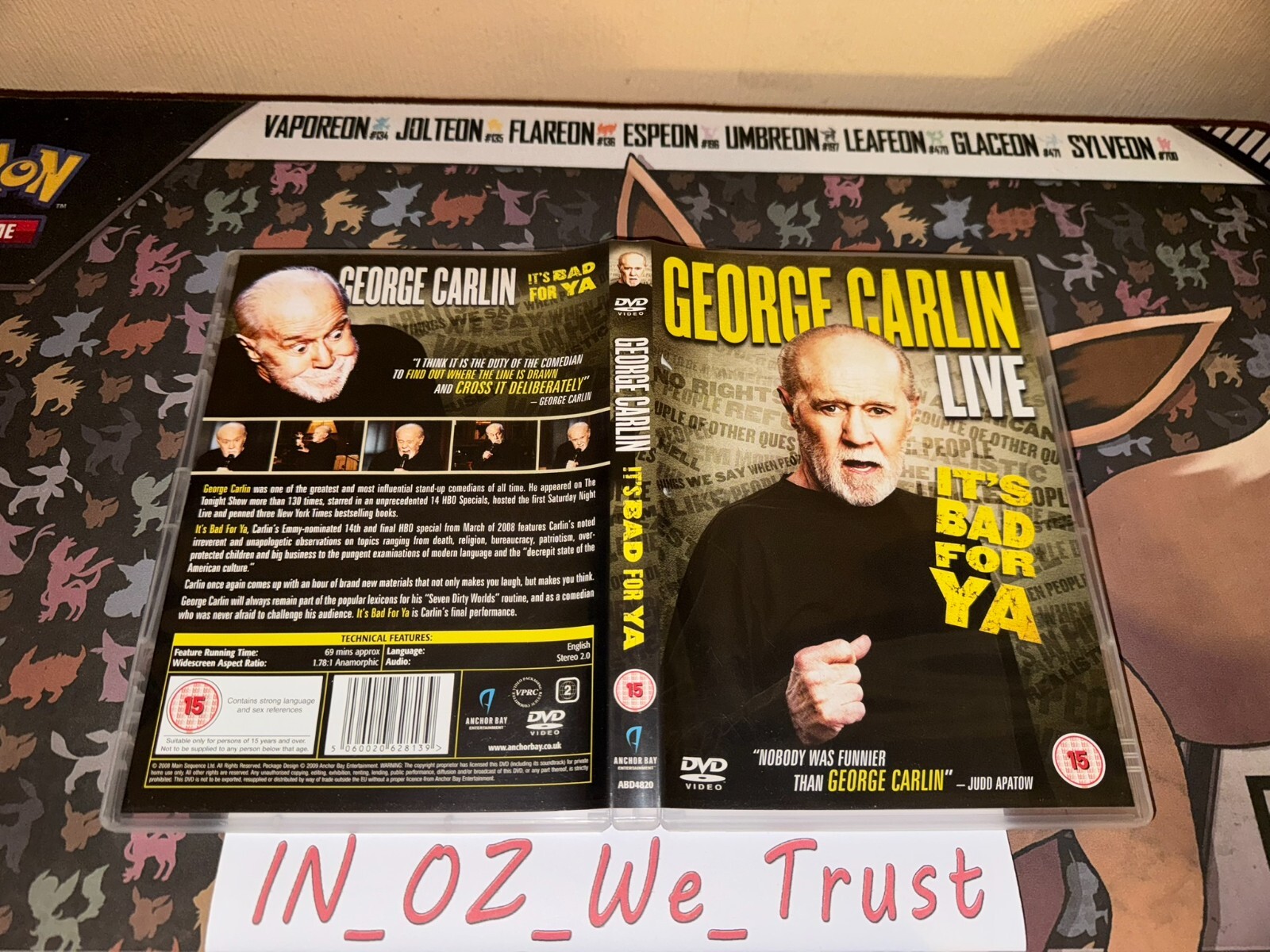 George Carlin - It's Bad For Ya (DVD, 2009)