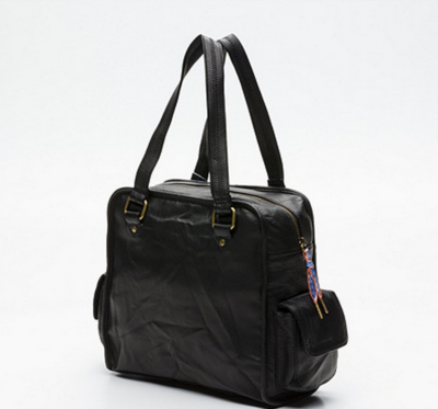 Sac à Main OXBOW Femme Noir - Bandoulière Et Anses, Taille Moyenne, Polyuréthane, Neuf Avec étiquettes