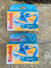 Kodak Sport Single Use Disposable Lot Of 2 Waterproof Camera 27 Exposure