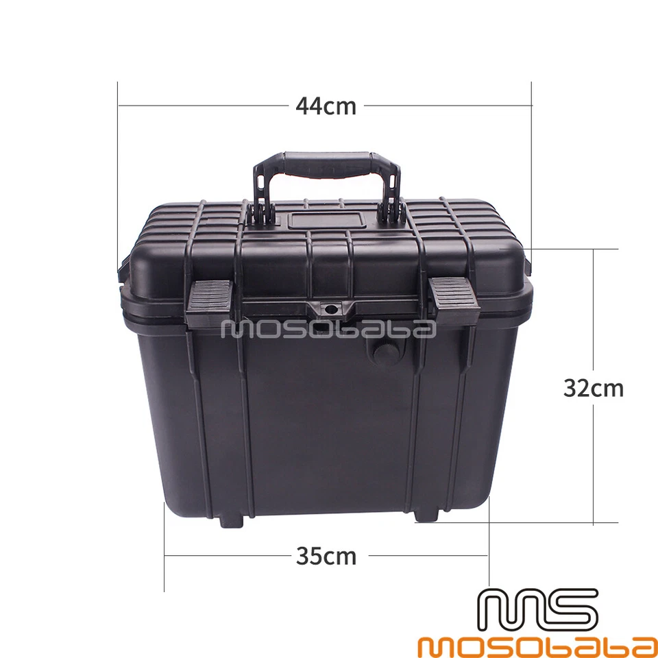 Estuche de plástico ABS negro para almacenamiento de equipaje de motocicleta alforja cajas para BMW F650 Foto 2 de 4