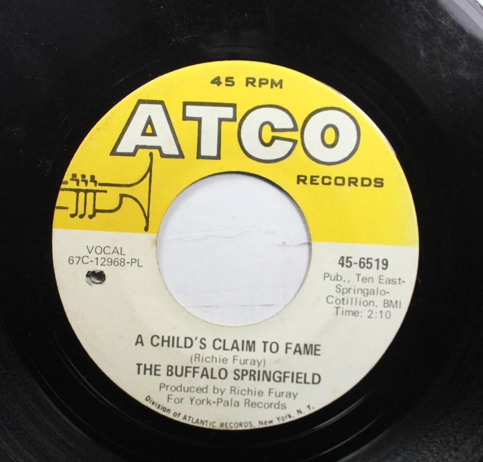 Hear! Rock Neil Young 45 Buffalo Springfield - Rock N Roll Woman / A Childs Clai - Image 2 of 2