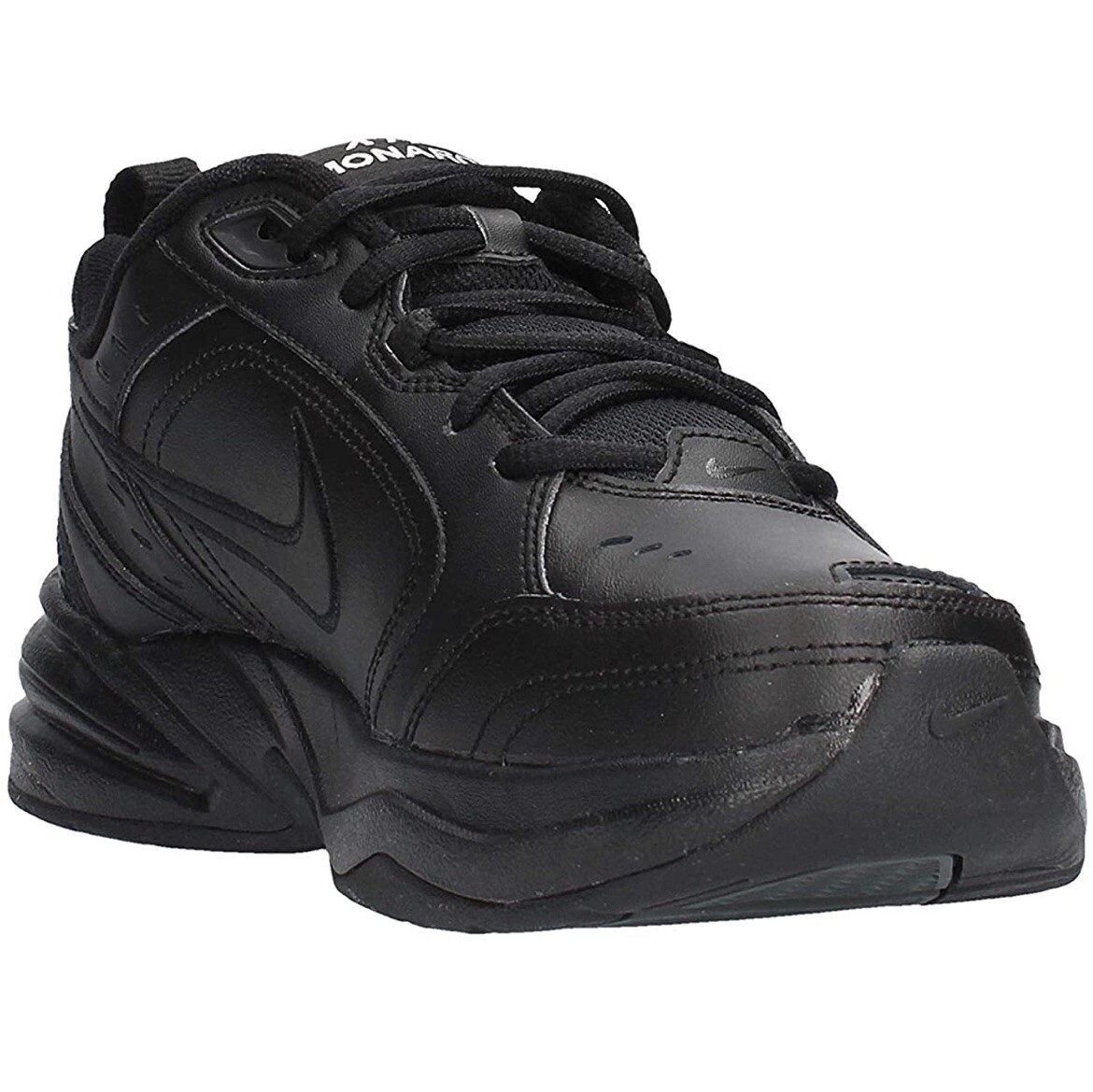 NIKE AIR Run MONARCH IV Triple Black Shoes Sneakers 415455 Mens 13