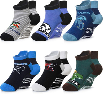 Calcetines tobilleros de algodón para niños Eyean con bonito estampado de animal