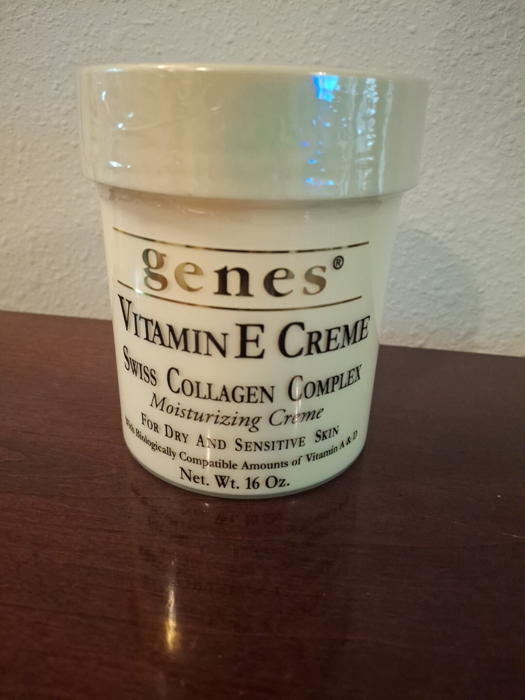 Genes Vitamin E Creme Swiss Collagen Complex 16oz Moisturizing Creme eBay