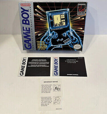 Game Boy Console US Reproduced Replacement Box Case 