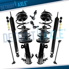 Front Struts Spring Rear Shocks Sway Bars Suspension Kit for 2012 Honda Civic